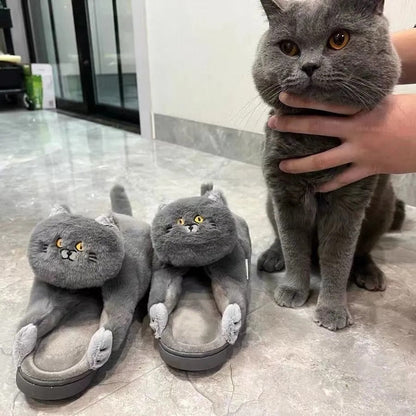 KittyFluff - Hugger Cat Slippers